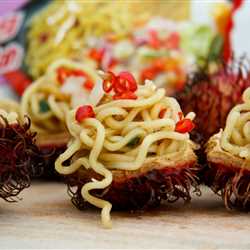 Rujak Rambutan Indomie Sambal Matah